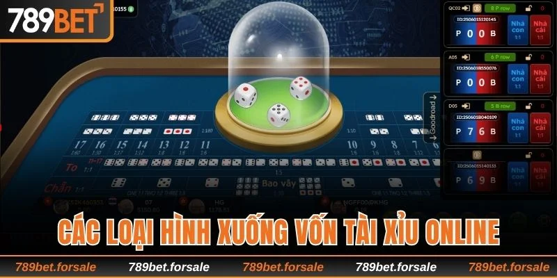 Các loại hình xuống vốn Tài Xỉu online