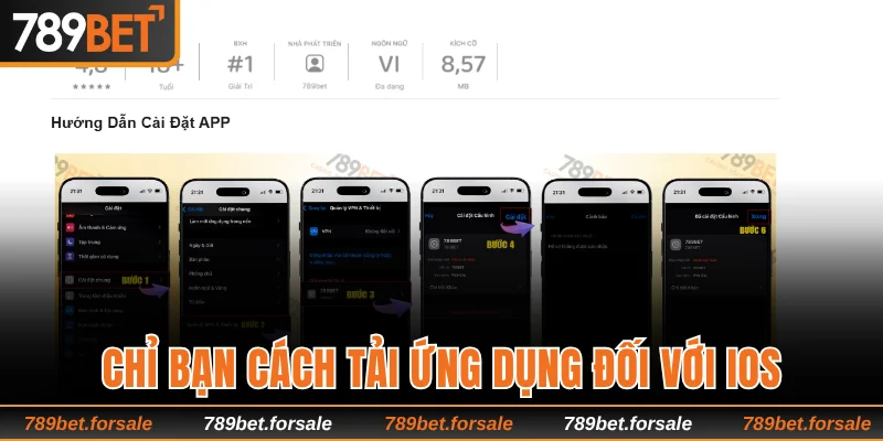 Chỉ bạn cách tải ứng dụng đối với hệ điều hành IOS