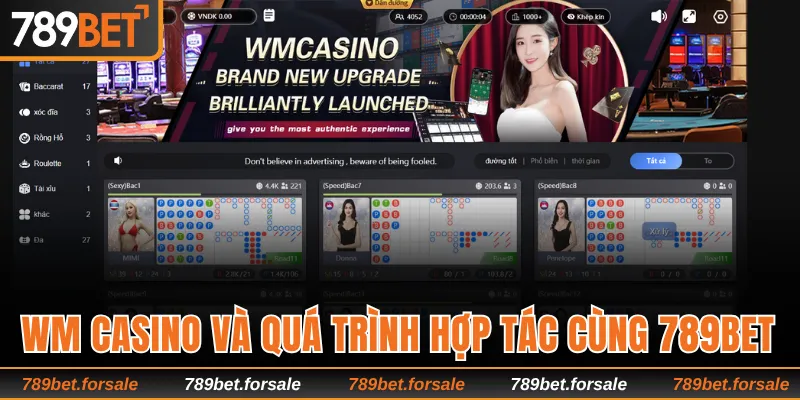 Đôi nét về WM Casino và quá trình hợp tác cùng 789bet 