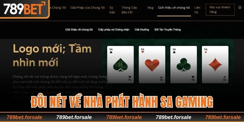Giới thiệu đôi nét về nhà phát hành SA Gaming