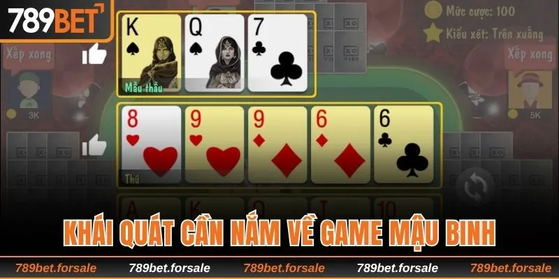Khái quát cần nắm về game Mậu Binh