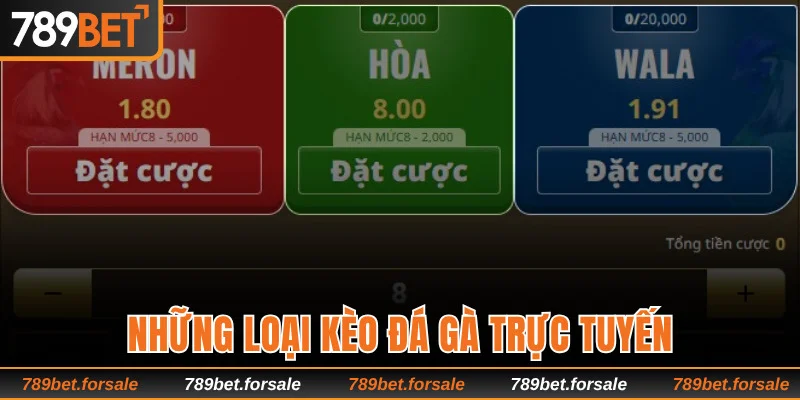 Những loại kèo siêu hấp dẫn khi tham gia đá gà trực tuyến