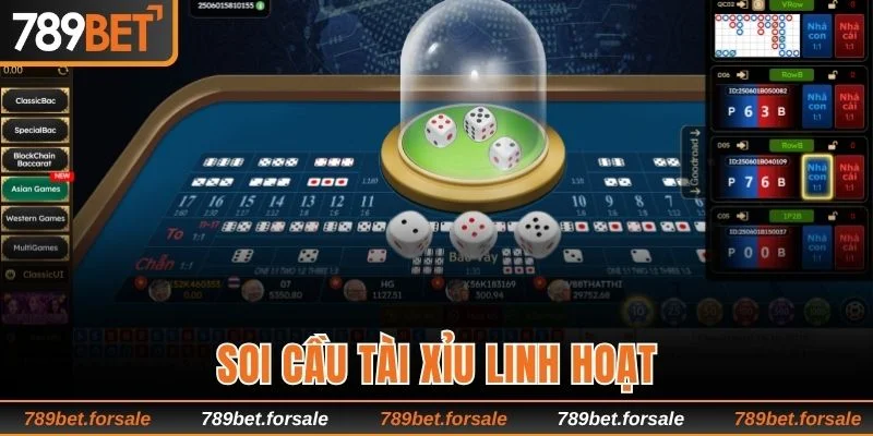 Sử dụng các phương pháp soi cầu Tài Xỉu linh hoạt